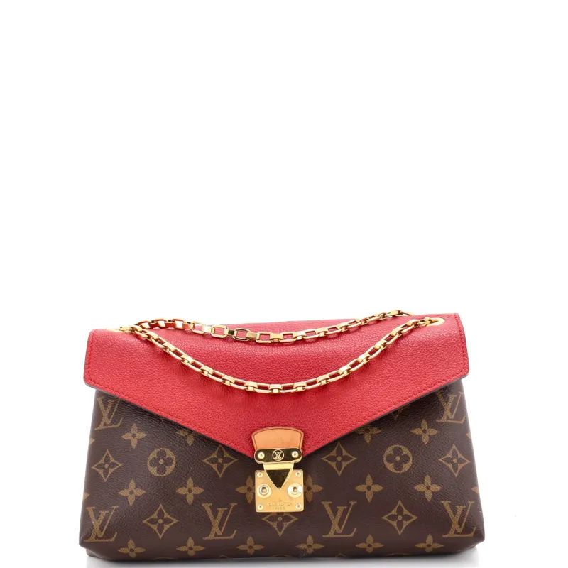 Pallas Chain Shoulder Bag Monogram Canvas and Calfskin made by Louis Vuitton