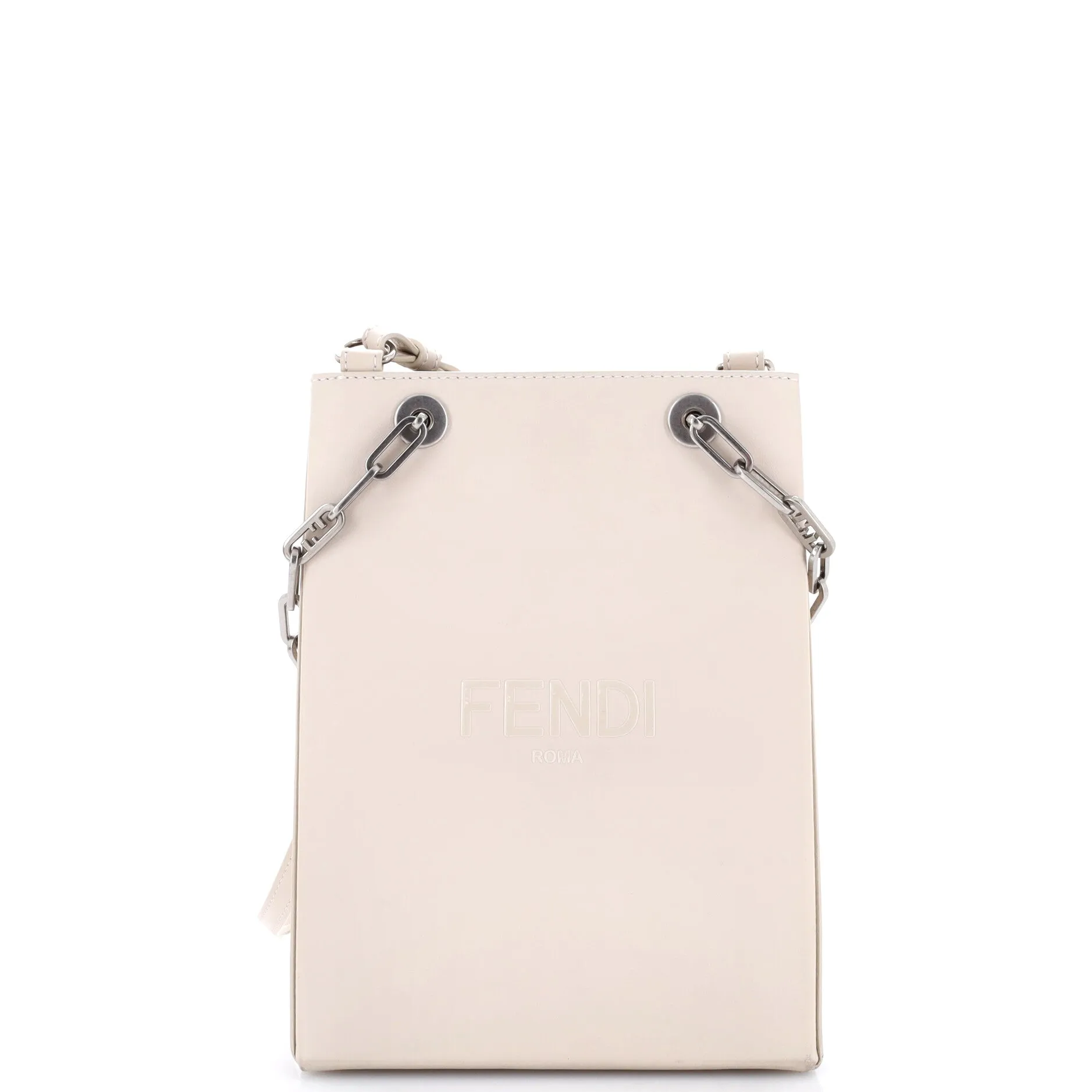 Chain Shopping Tote Leather Small sold by Zulily