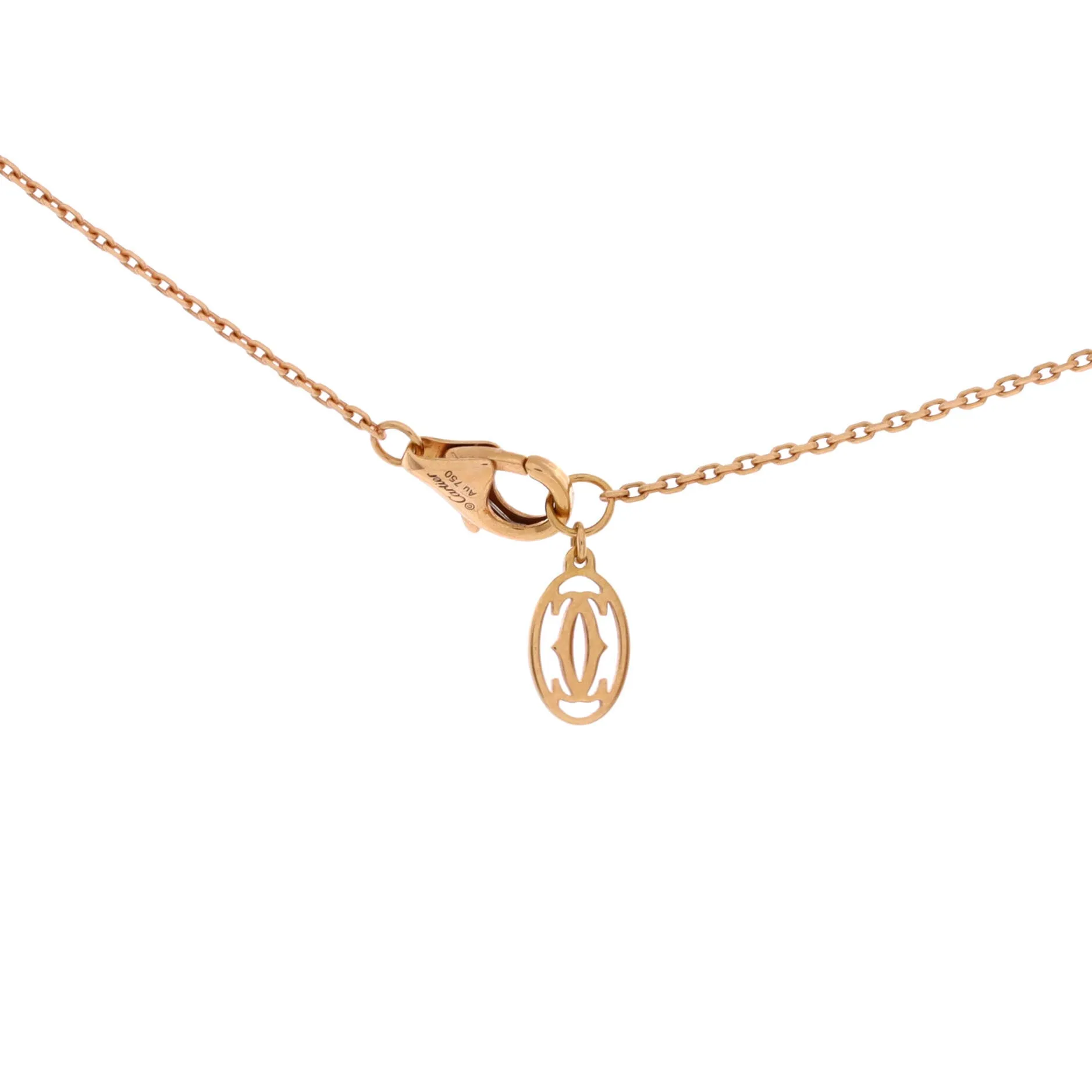 Cartier D'Amour Pendant Necklace 18K Rose Gold with Diamond XS sold by Zulily product image thumbnail 3