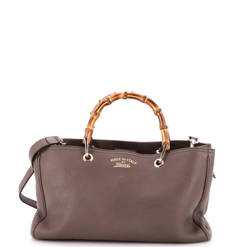 Bamboo Shopper Tote Leather Medium made by Gucci