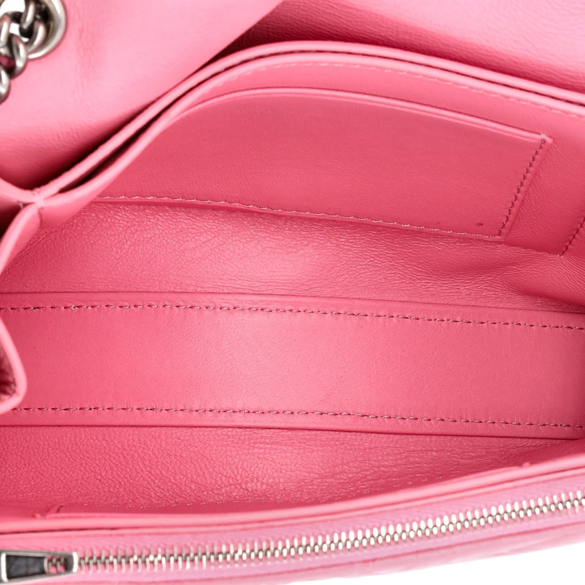 Crush Chain Flap Bag Quilted Crushed Calfskin Small sold by Zulily product image thumbnail 5