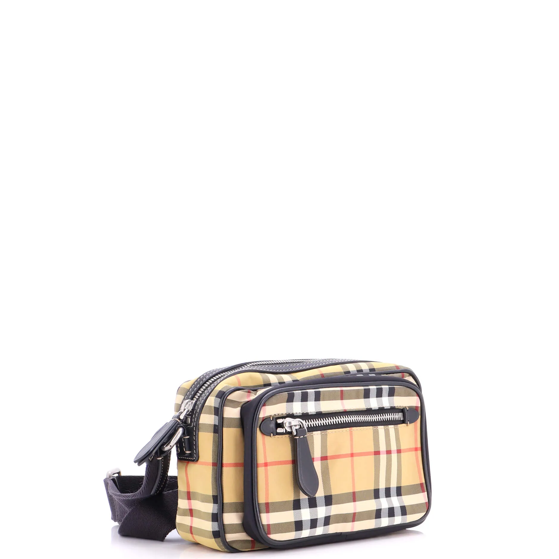 Front Pocket Crossbody Bag Vintage Check Canvas sold by Zulily product image thumbnail 3