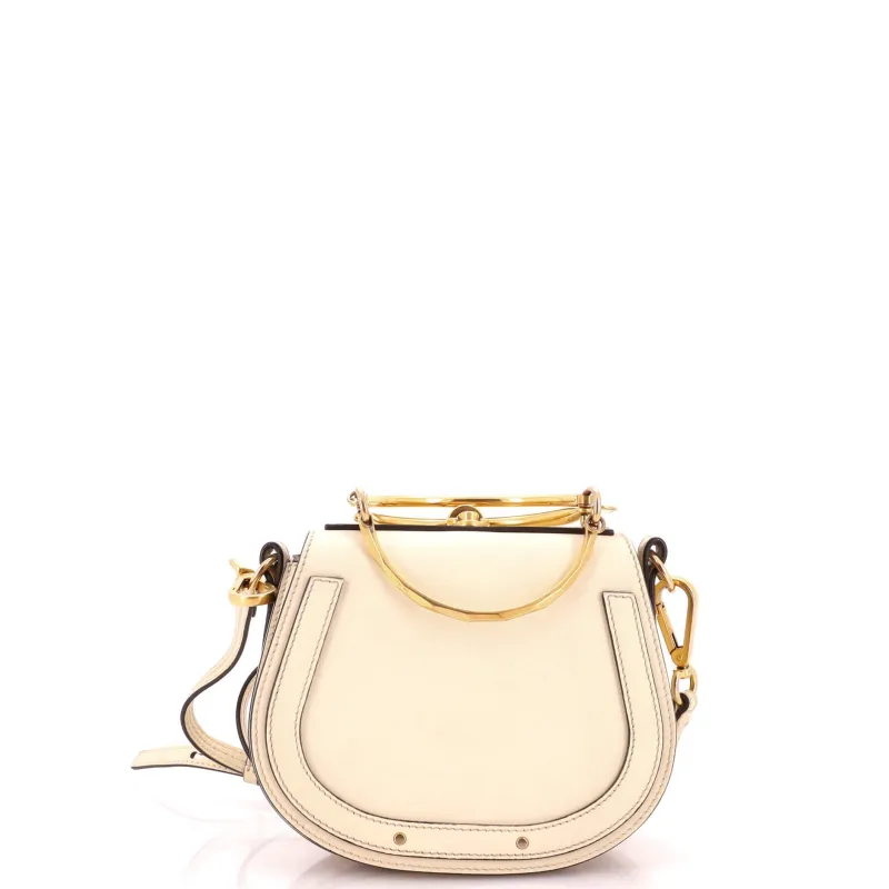 Nile Crossbody Bag Leather Small made by Chloe