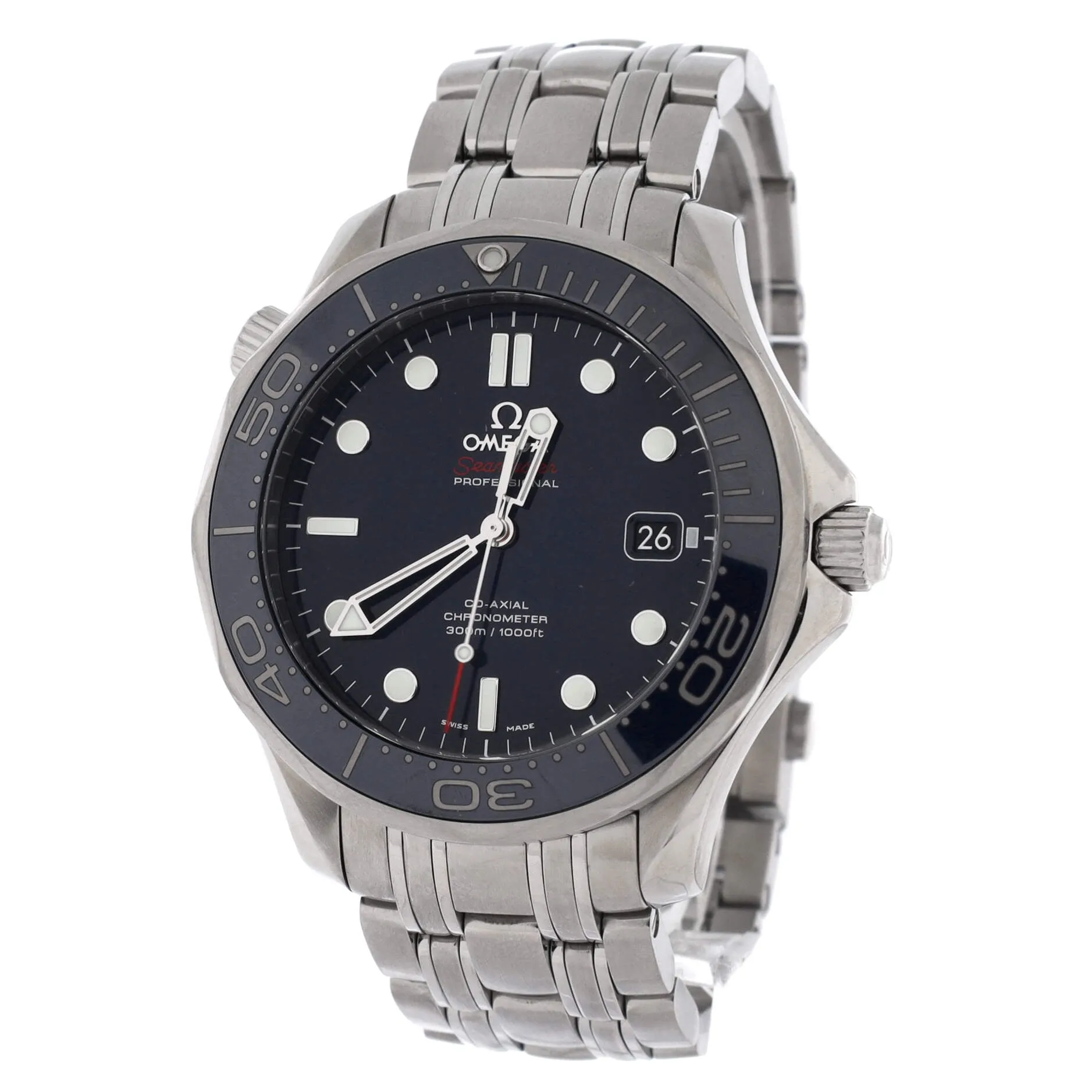 Seamaster Professional Diver 300M Co-Axial Chronometer Automatic Watch Stainless Steel 41 sold by Zulily product image thumbnail 3