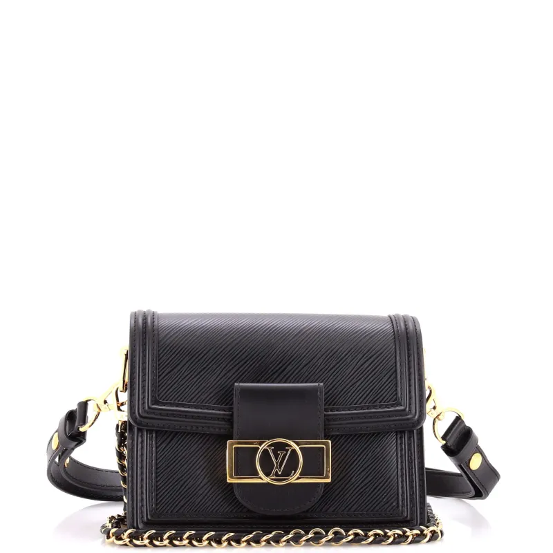 Dauphine Shoulder Bag Epi Leather Mini made by Louis Vuitton