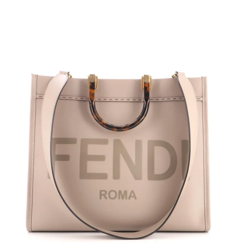 Sunshine Shopper Tote Leather Medium made by Fendi