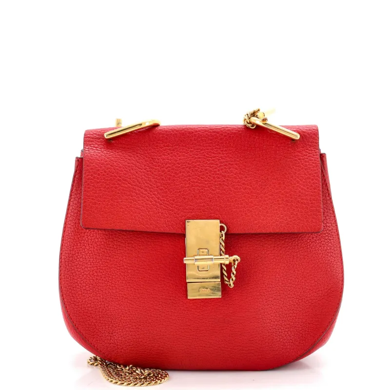 Drew Crossbody Bag Leather Small made by Chloe