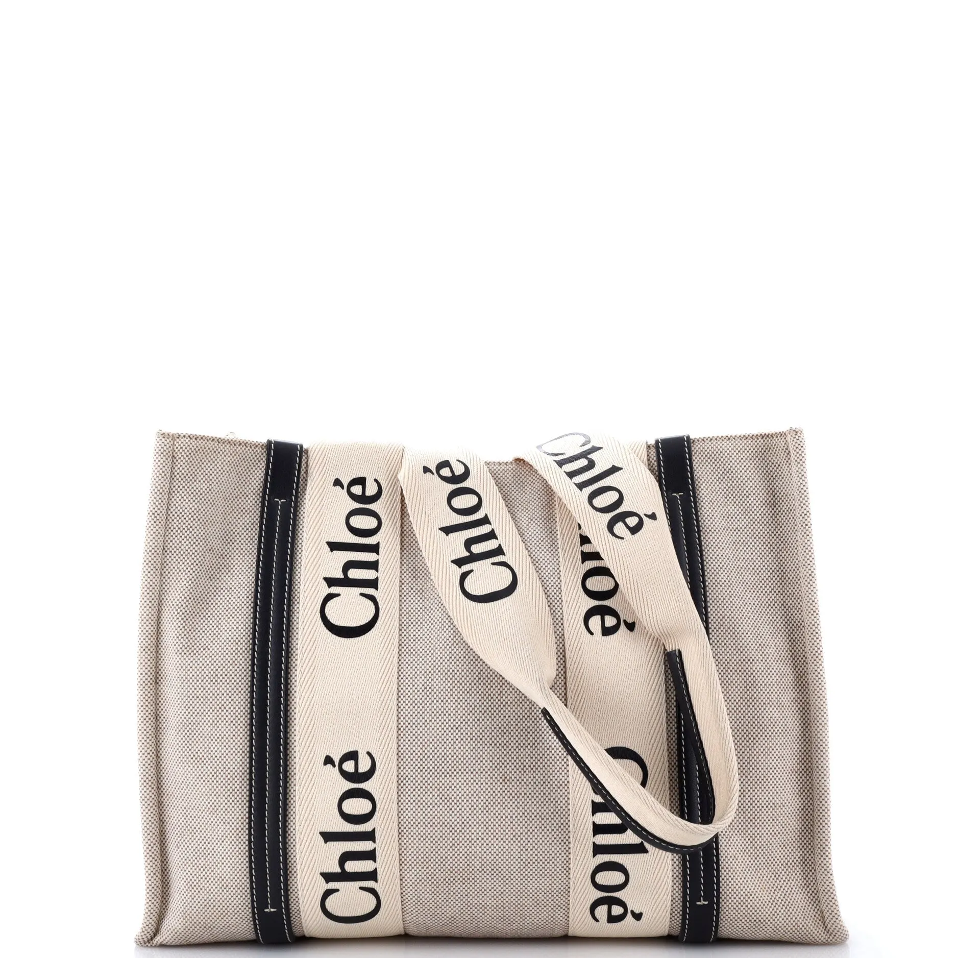Woody Tote Canvas with Leather Medium sold by Zulily product image thumbnail 3