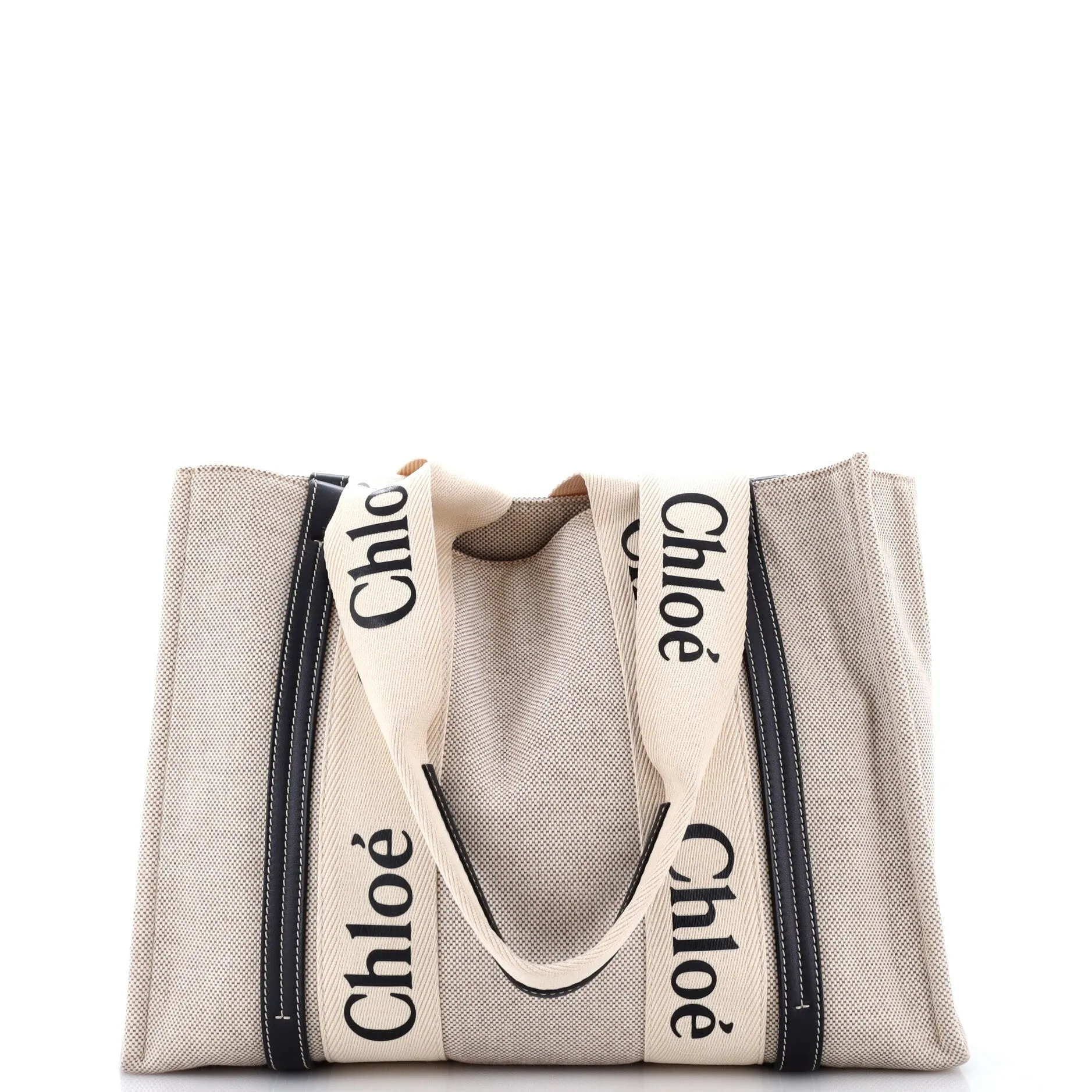 Woody Tote Canvas with Leather Medium sold by Zulily