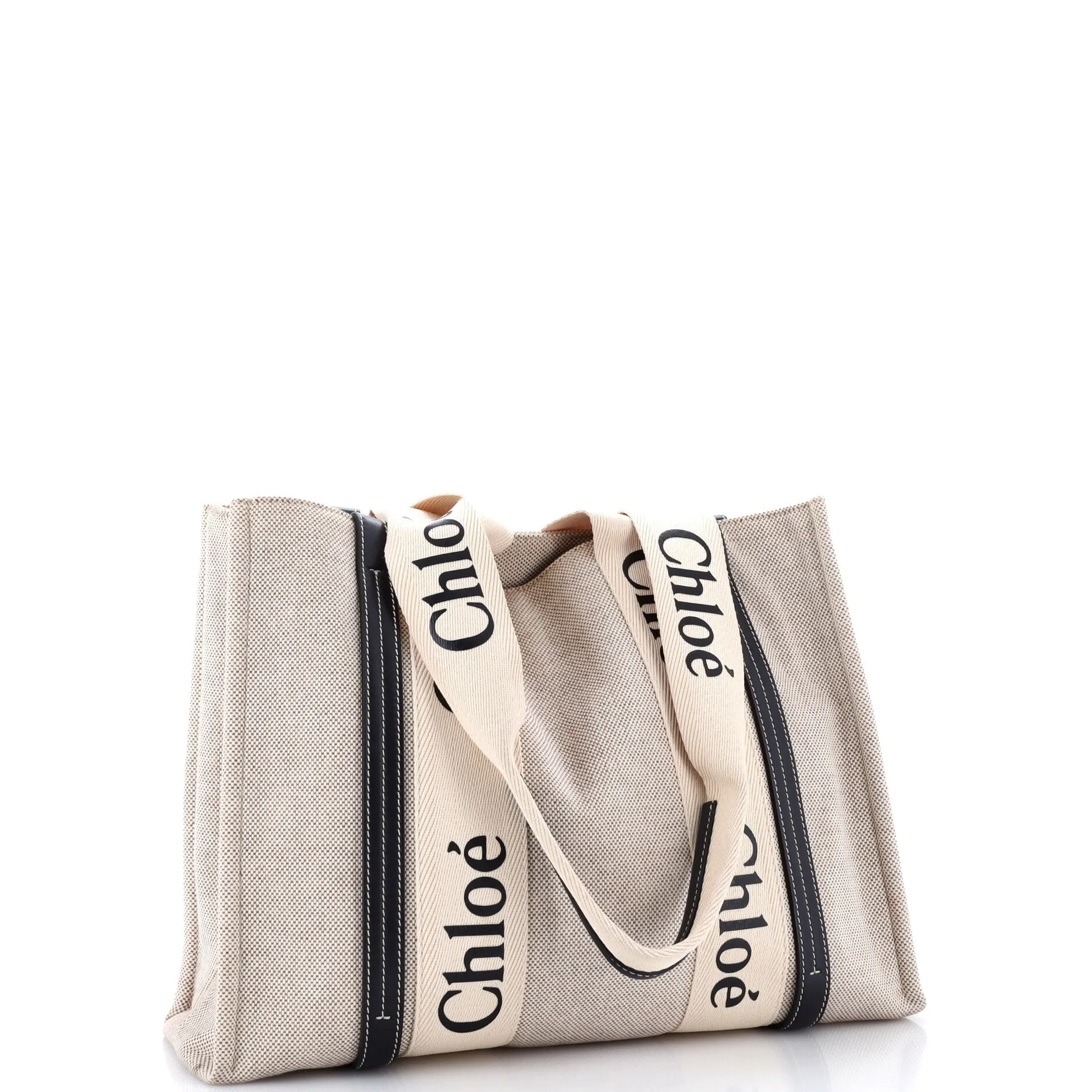 Woody Tote Canvas with Leather Medium sold by Zulily product image thumbnail 2