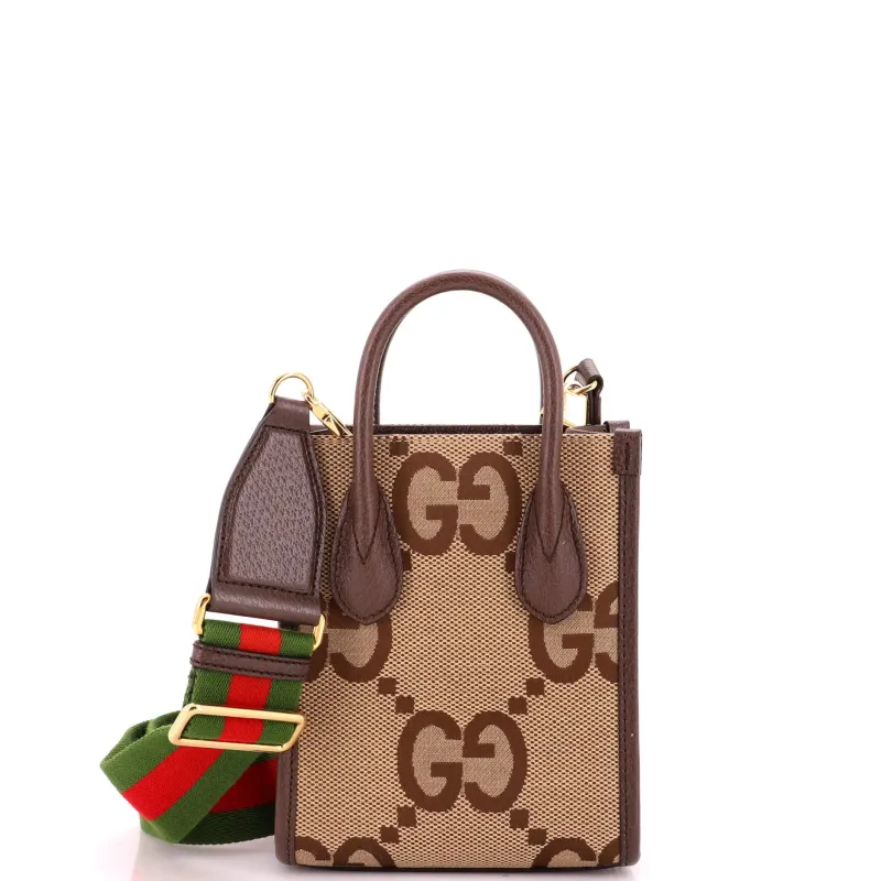 Vertical Tote Jumbo GG Canvas Mini made by Gucci