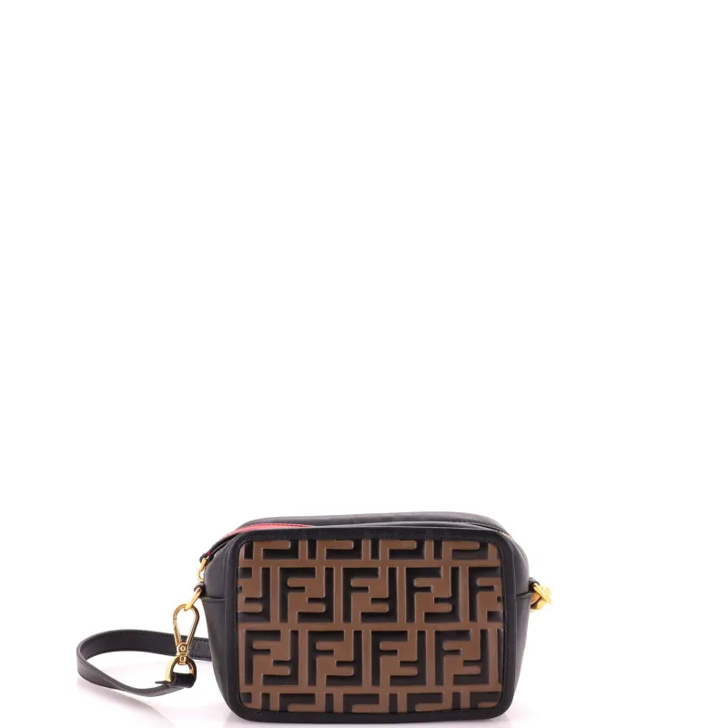 Camera Bag Zucca Embossed Leather Small made by Fendi