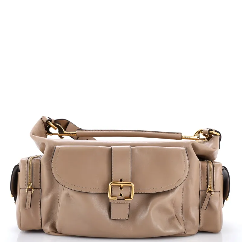 Camera Shoulder Bag Leather Large made by Chloe