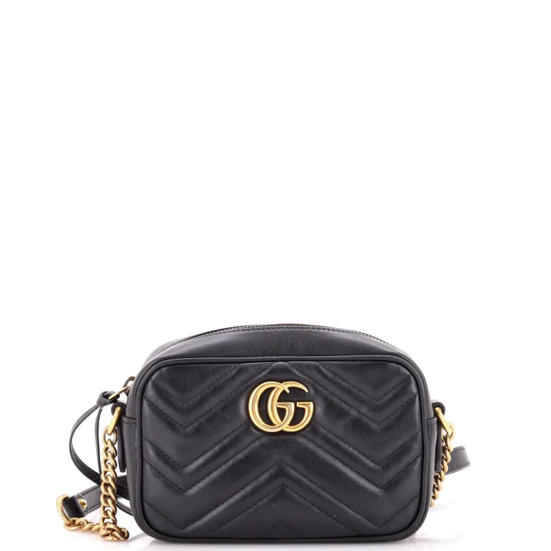 GG Marmont Shoulder Bag Matelasse Leather Mini made by Gucci