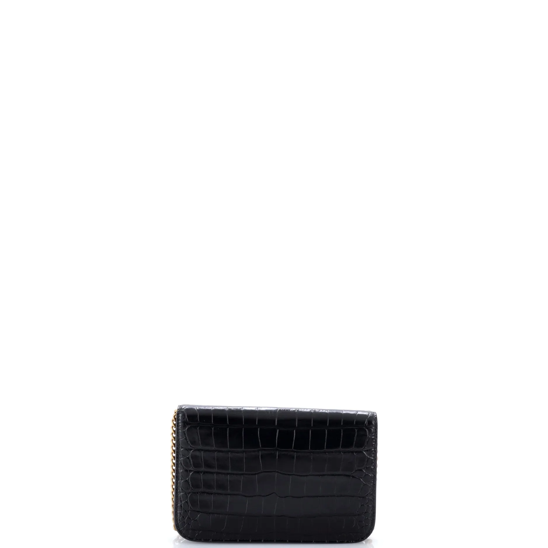 B Dot Wallet on Chain Crocodile Embossed Leather sold by Zulily product image thumbnail 3
