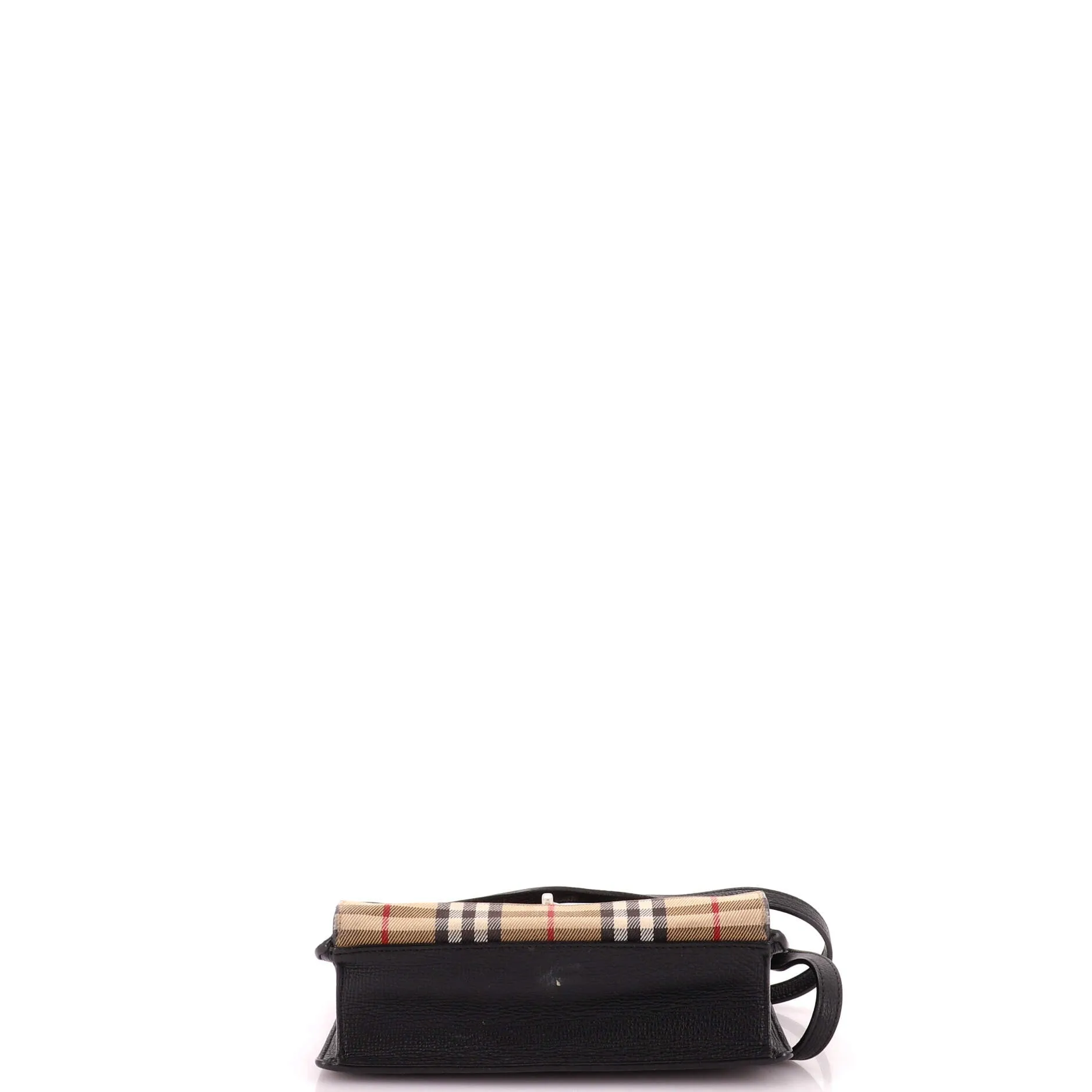 Macken Crossbody Bag Leather and Vintage Check Canvas Small sold by Zulily product image thumbnail 4