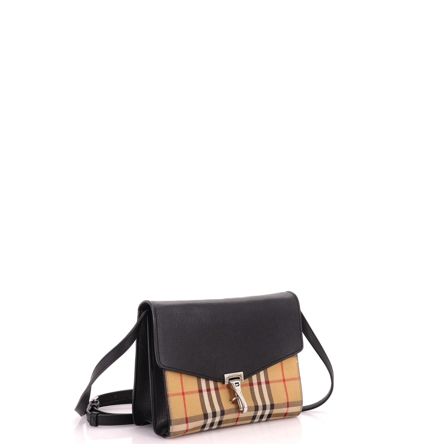 Macken Crossbody Bag Leather and Vintage Check Canvas Small sold by Zulily product image thumbnail 2