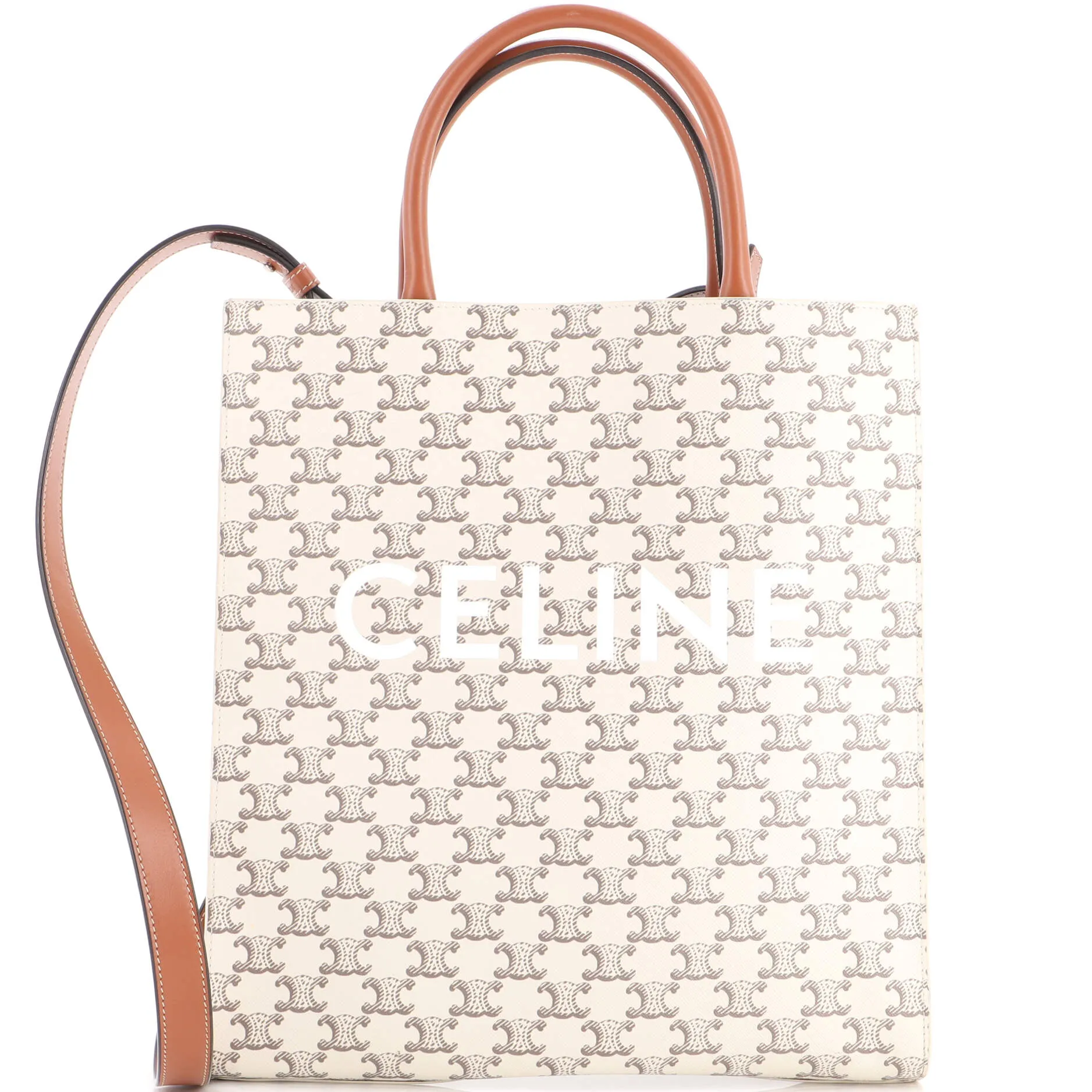 Vertical Cabas Tote Triomphe Coated Canvas Medium sold by Zulily