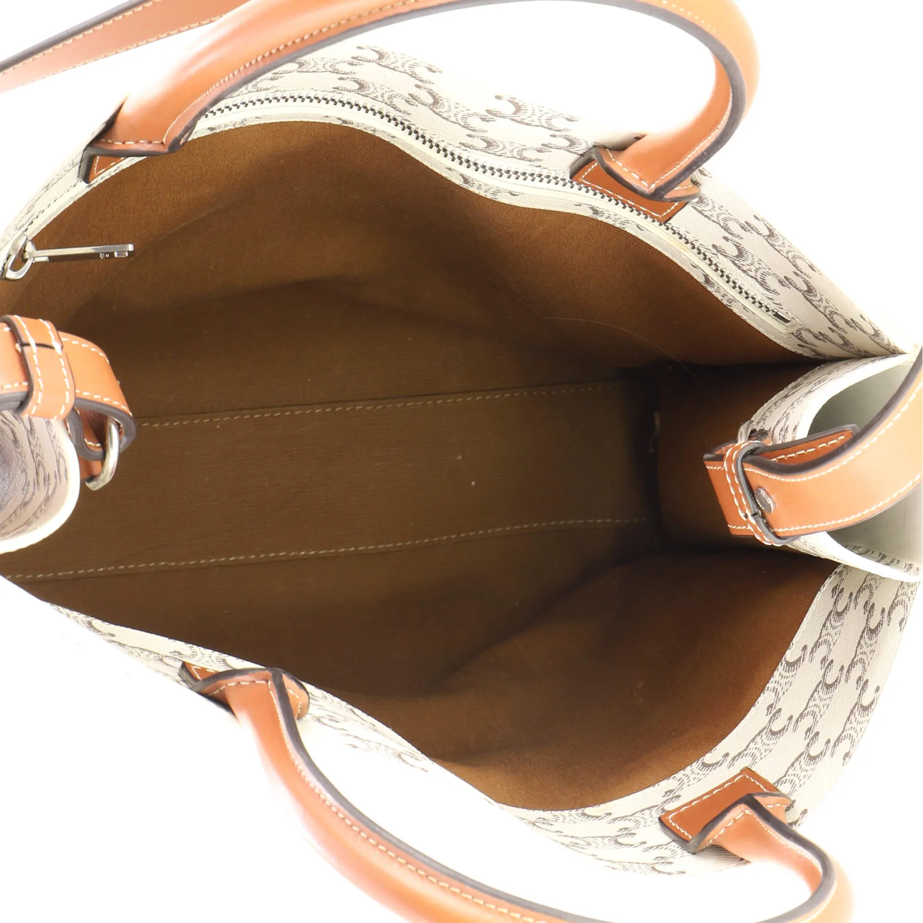 Vertical Cabas Tote Triomphe Coated Canvas Medium sold by Zulily product image thumbnail 5