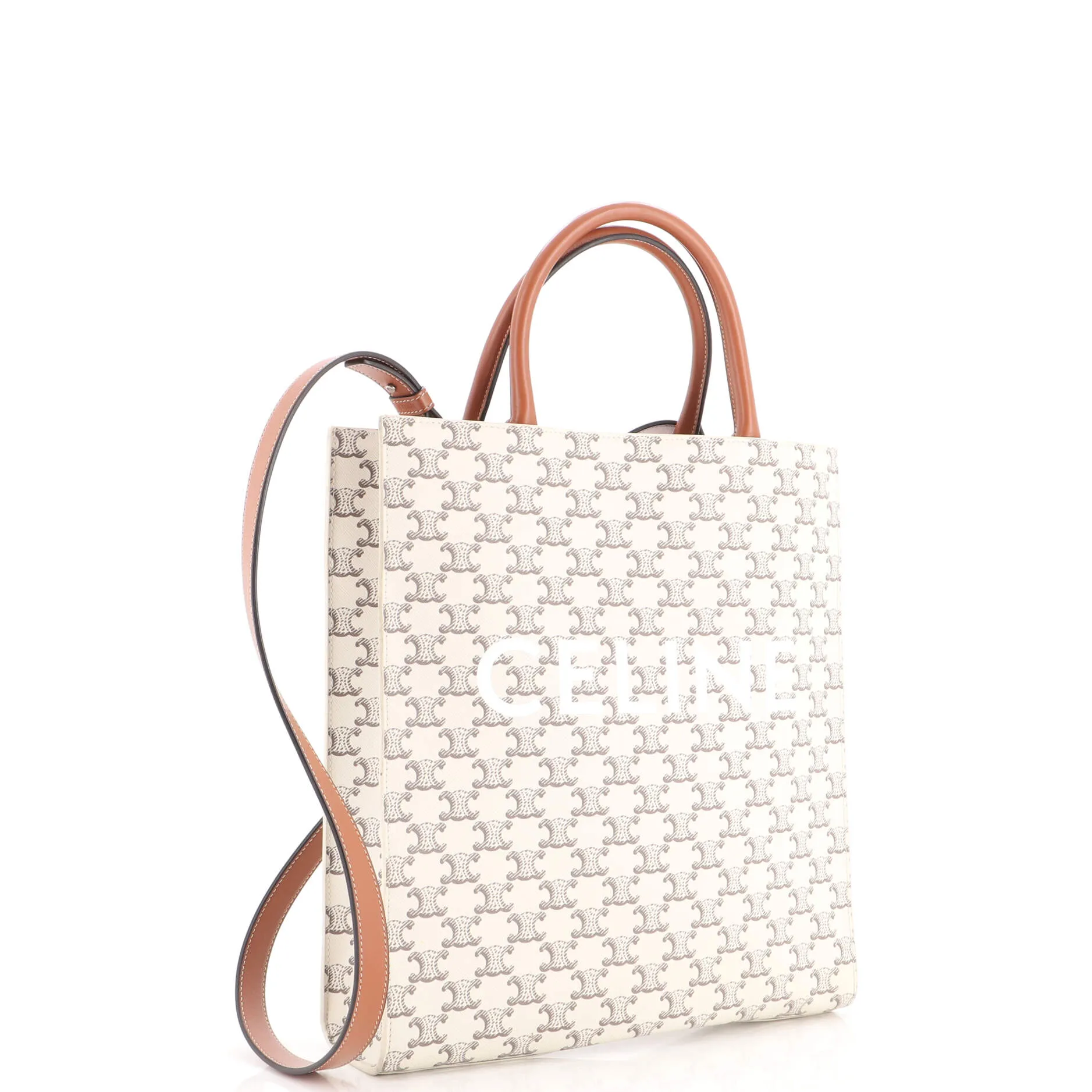 Vertical Cabas Tote Triomphe Coated Canvas Medium sold by Zulily product image thumbnail 2