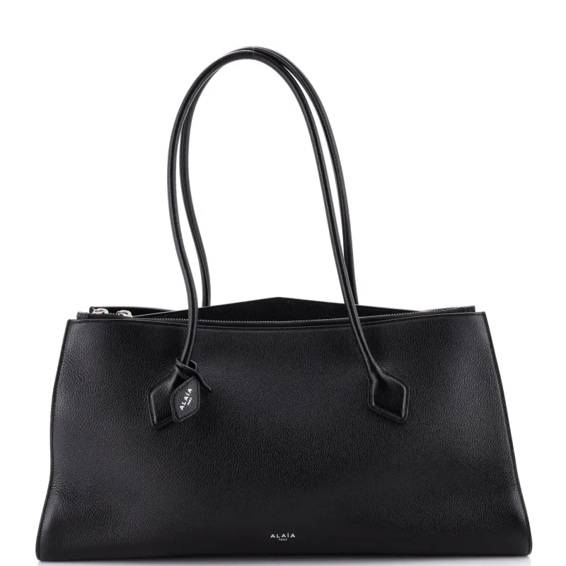 Le Teckel Zip Tote Leather Large made by Alaia