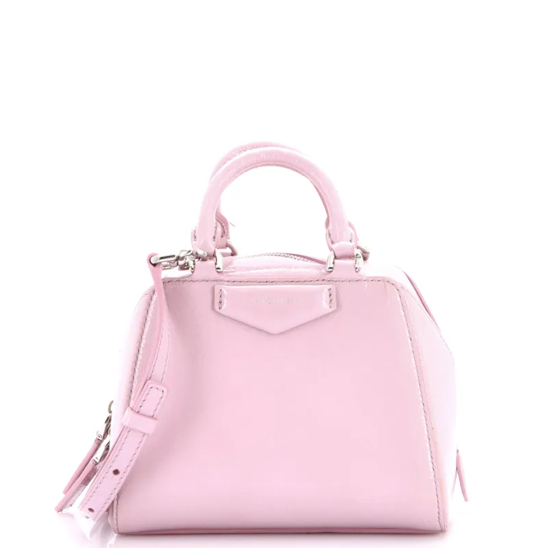 Antigona Cube Bag Leather Nano made by Givenchy