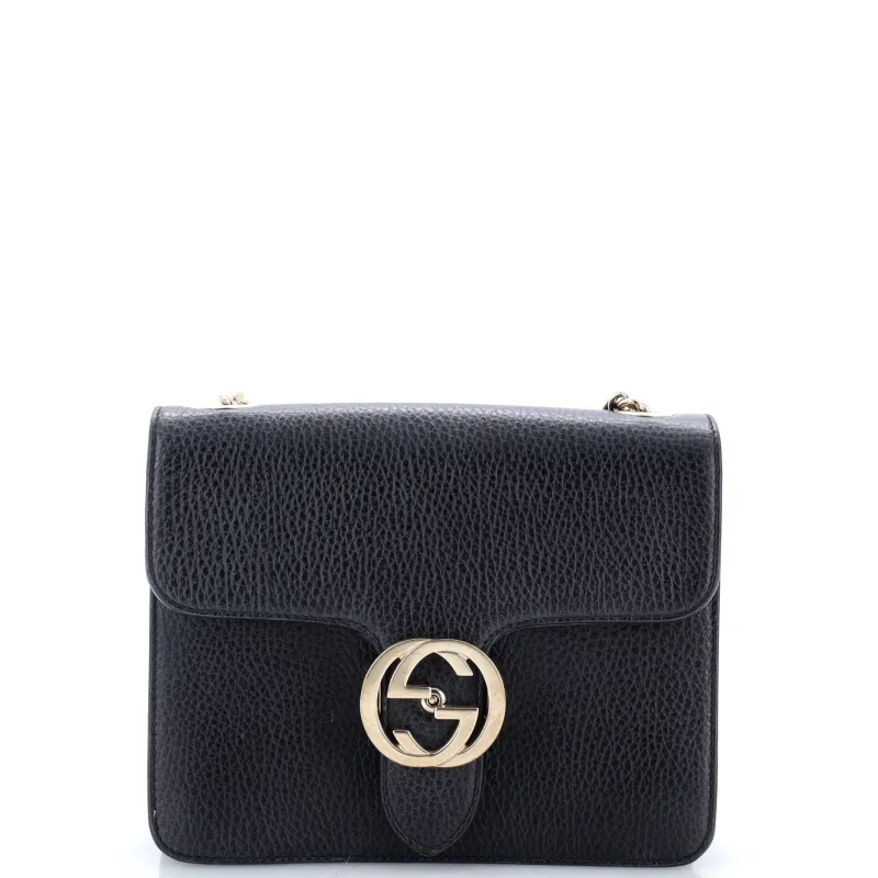Interlocking Shoulder Bag Leather Small made by Gucci