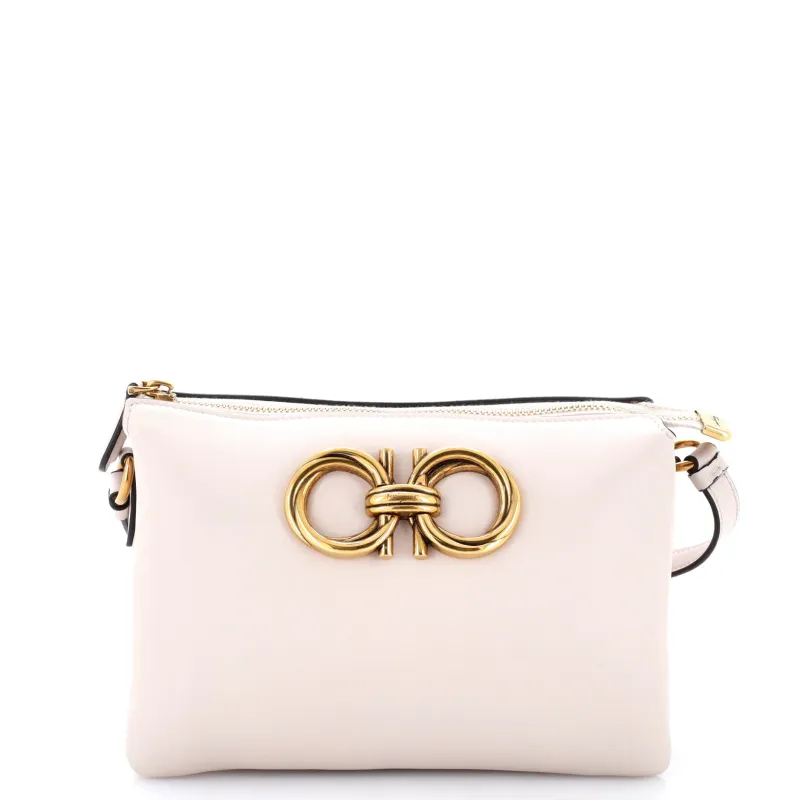 Trapezio Zip Crossbody Leather Mini made by Salvatore Ferragamo