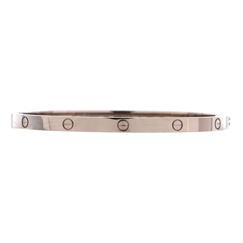 Love Bracelet 18K White Gold Small 16 made by Cartier