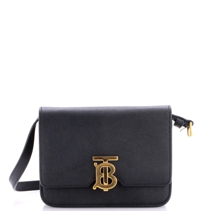 TB Flap Bag Leather Mini made by Burberry