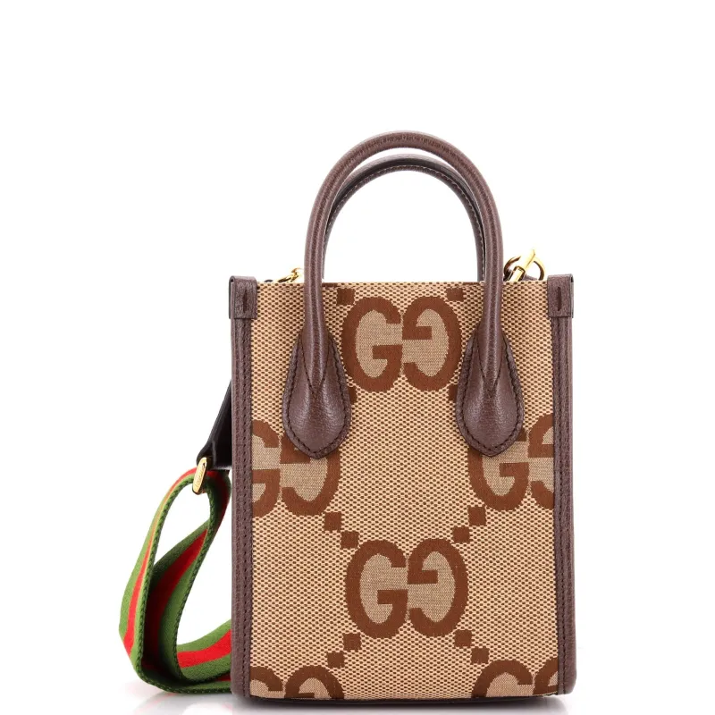 Vertical Tote Jumbo GG Canvas Mini made by Gucci