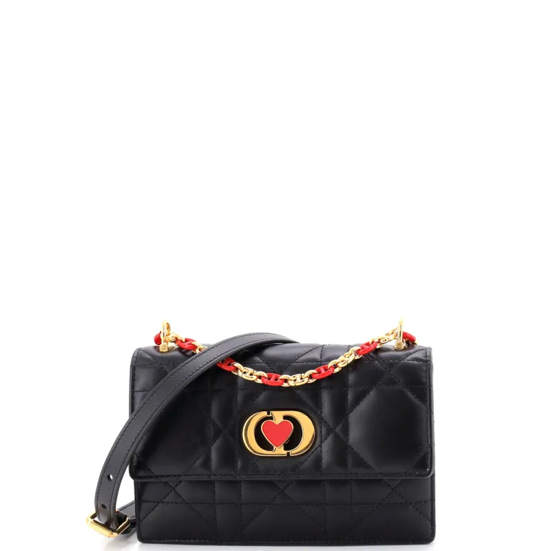 DiorAmour Miss Caro Flap Bag Cannage Quilt Calfskin Mini made by Dior