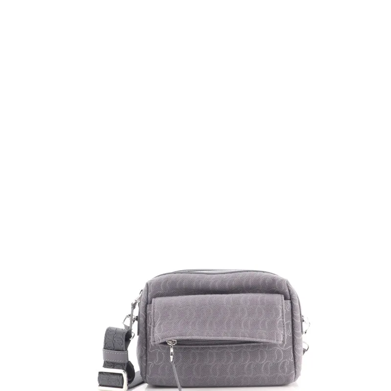 Zip N Flap Messenger Bag Monogram Jacquard Mini made by Christian Louboutin