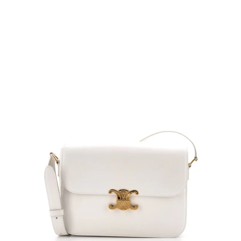 Triomphe Shoulder Bag Smooth Calfskin Large made by Celine
