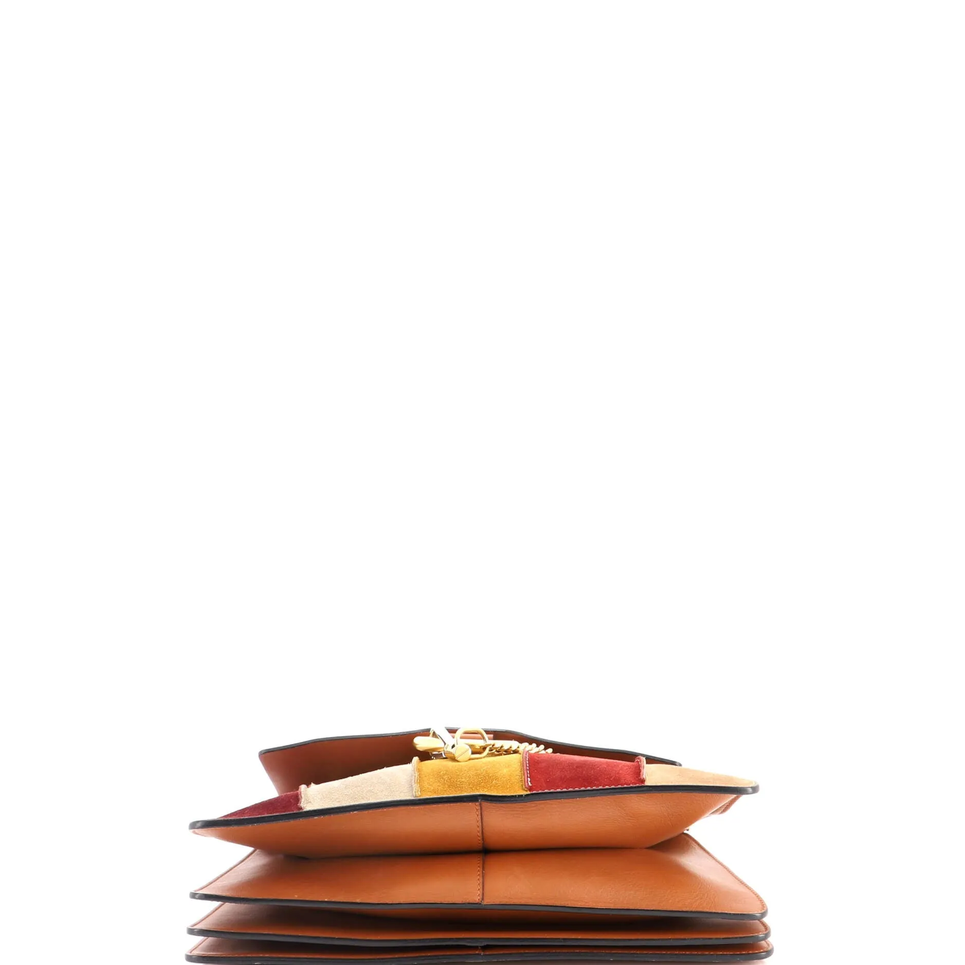 Faye Shoulder Bag Stitched Suede and Leather Medium sold by Zulily product image thumbnail 4