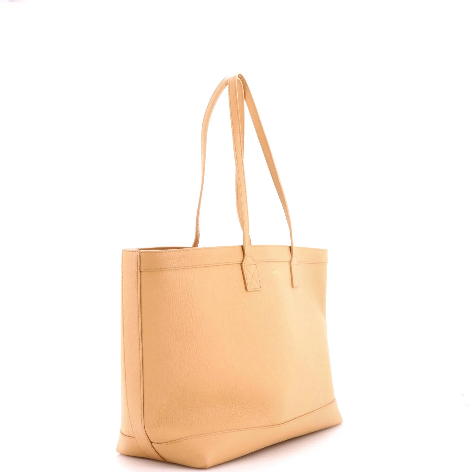Shopping Tote Leather with Check Canvas Interior Medium sold by Zulily product image thumbnail 2