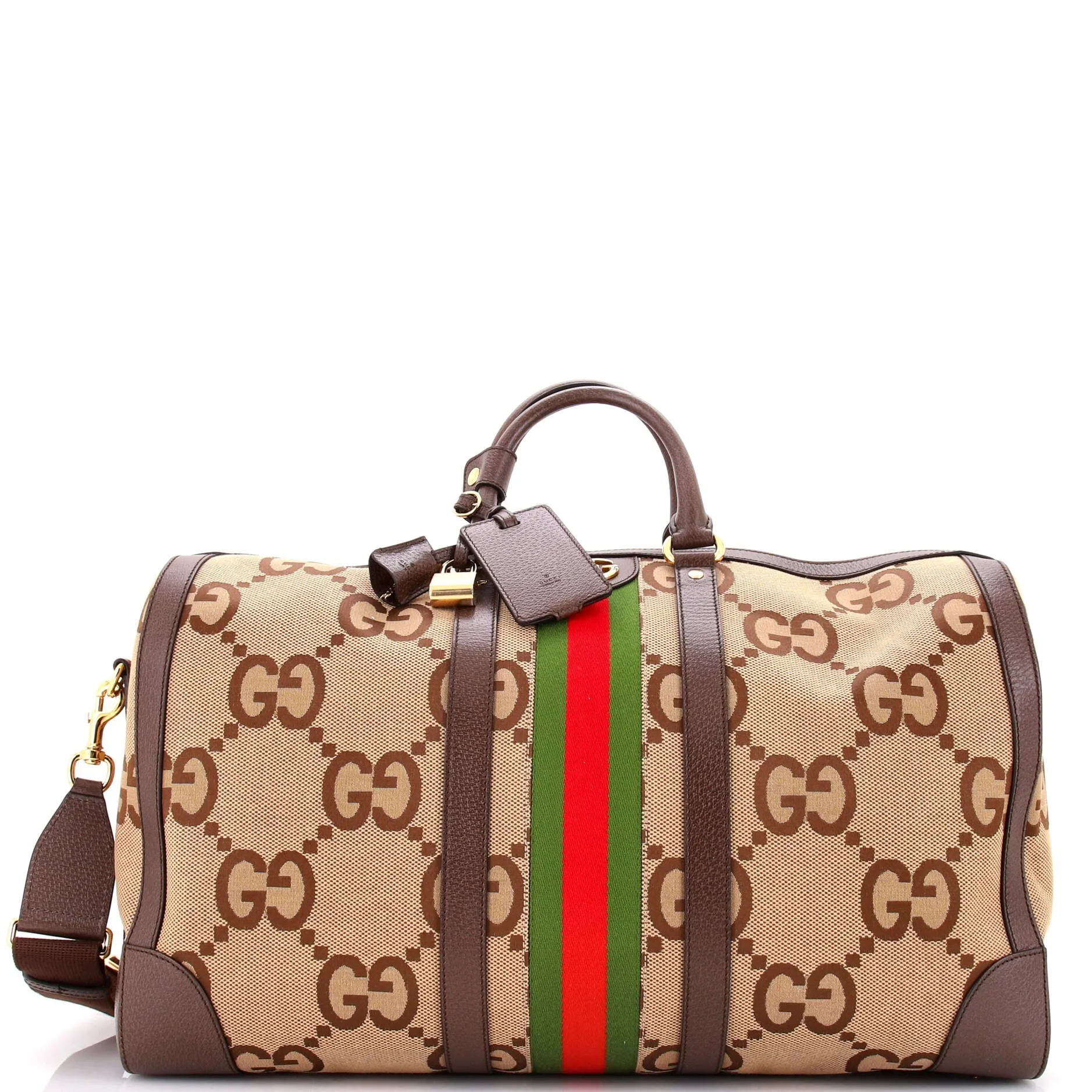 Savoy Web Convertible Duffle Bag Jumbo GG Canvas Large sold by Zulily