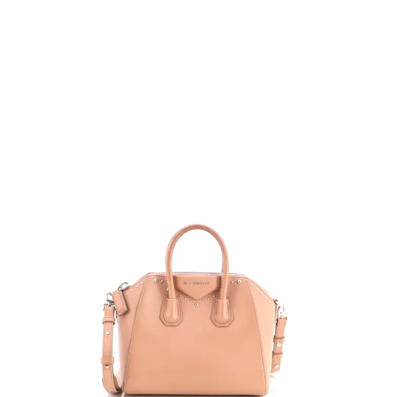 Antigona Bag Studded Leather Mini made by Givenchy