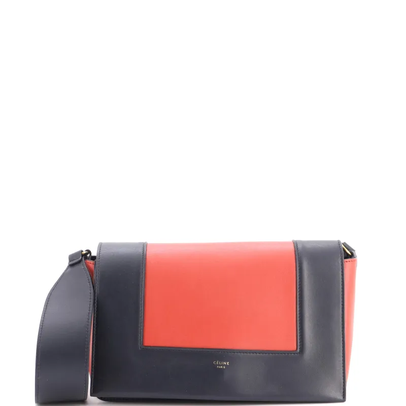 Frame Shoulder Bag Leather Medium made by Celine