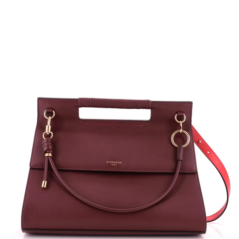 Whip Shoulder Bag Leather Large made by Givenchy