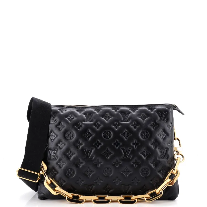 Coussin Bag Monogram Embossed Lambskin MM made by Louis Vuitton