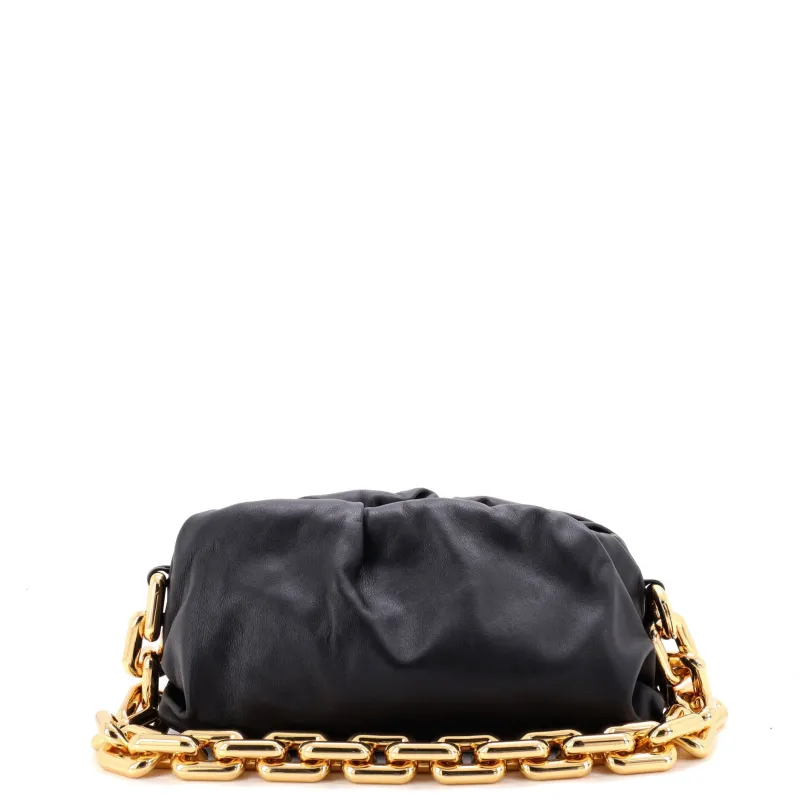 The Chain Pouch Leather made by Bottega Veneta