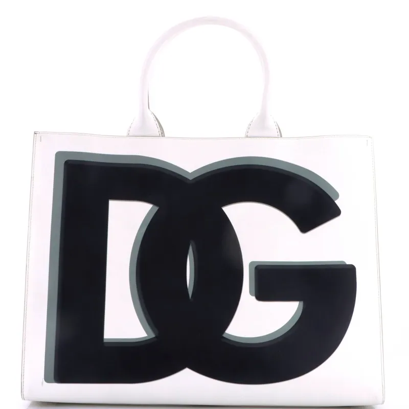 DG Daily Shopping Tote Printed Leather Large made by Dolce & Gabanna