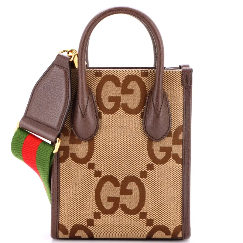 Vertical Tote Jumbo GG Canvas Mini made by Gucci