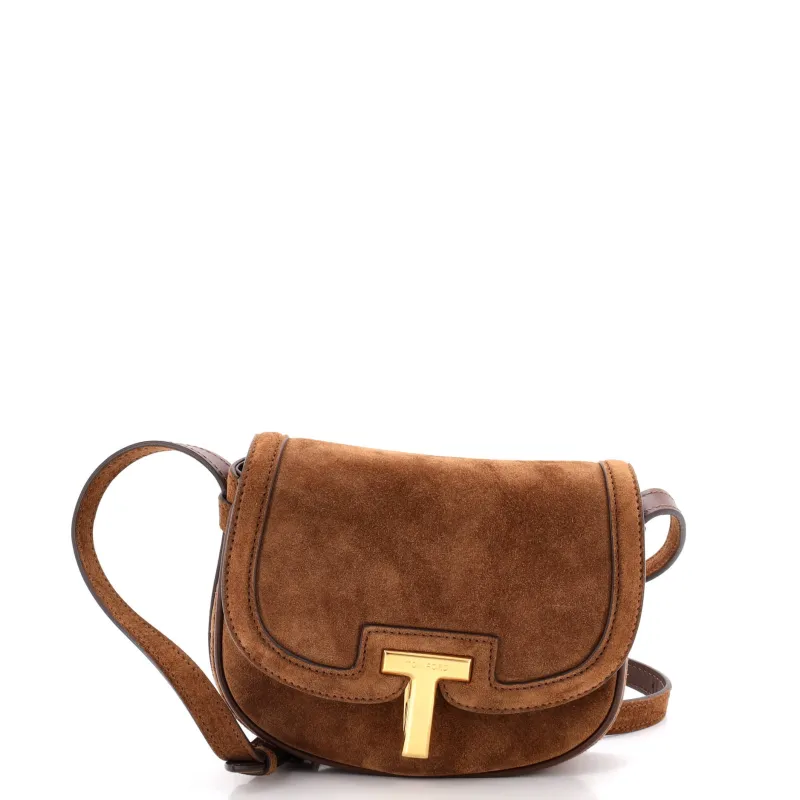 Wallis Shoulder Bag Suede Mini made by Tom Ford