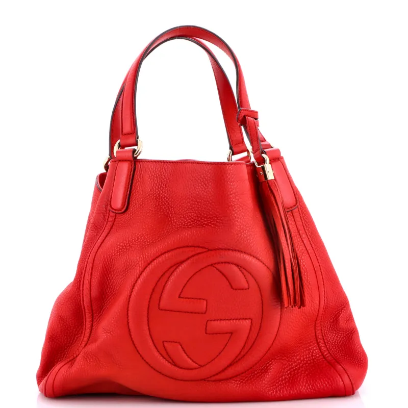Soho Shoulder Bag Leather Medium made by Gucci