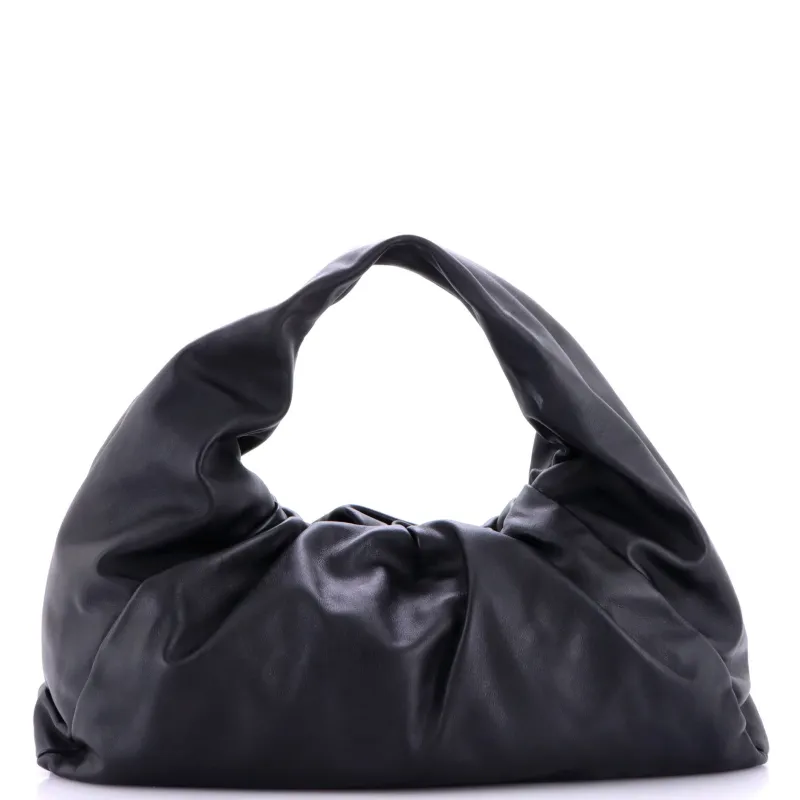 The Shoulder Pouch Leather Maxi made by Bottega Veneta