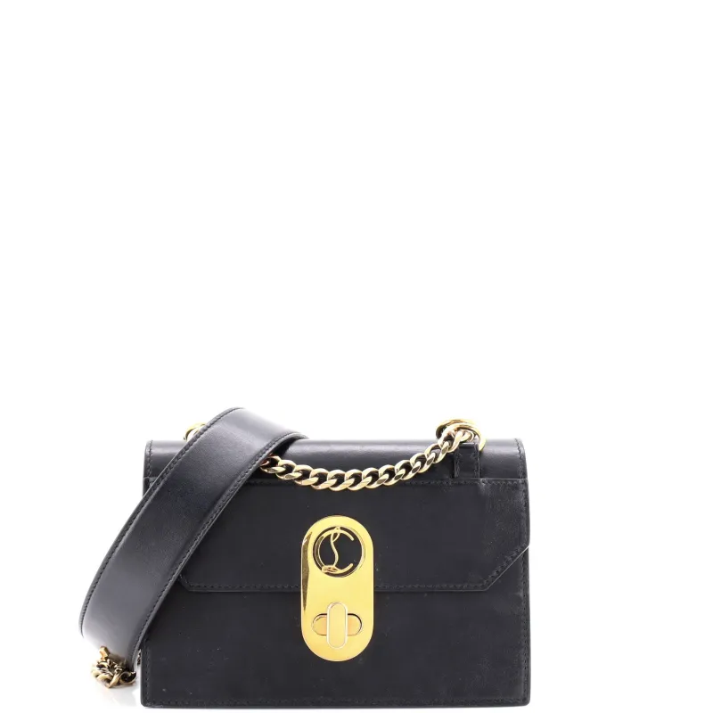 Elisa Shoulder Bag Leather Small made by Christian Louboutin