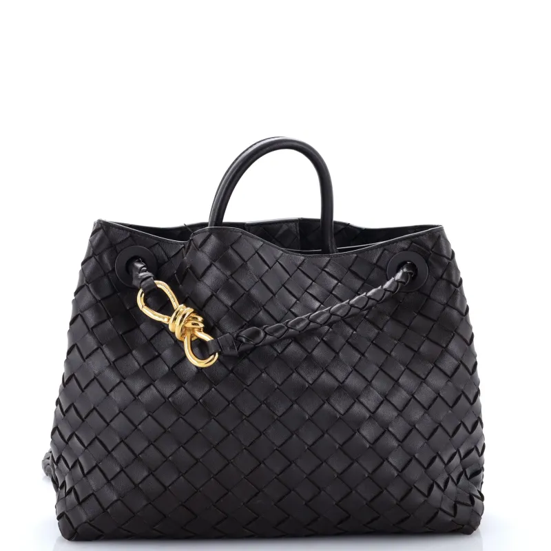 Andiamo Top Handle Bag Intrecciato Nappa Medium made by Bottega Veneta