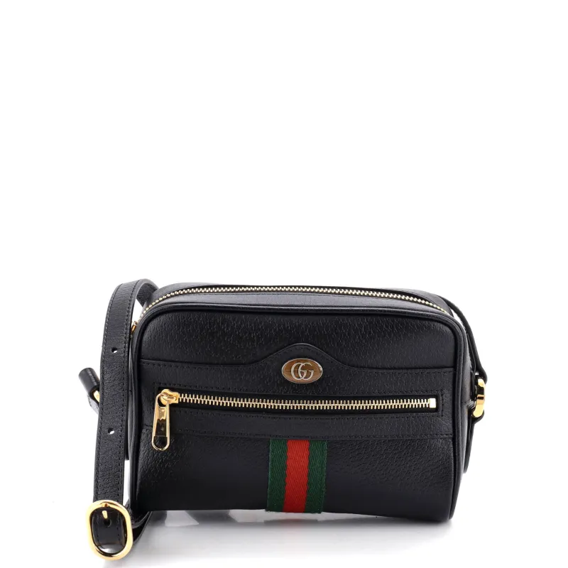 Ophidia Shoulder Bag Leather Mini made by Gucci